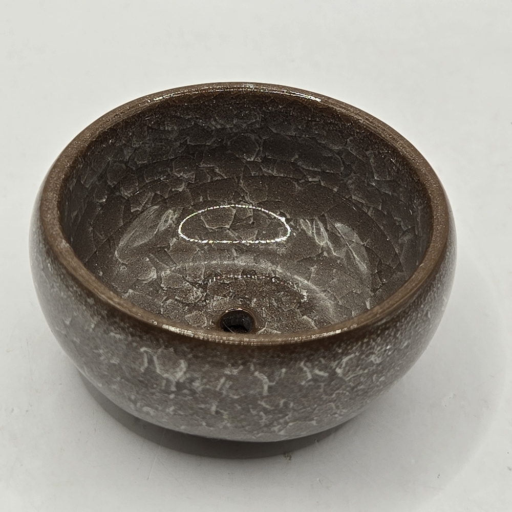 Mini Ceramic Succulent Pot With Hole Mini Delicate Pot For Plants 2.5"D , 1.5"H